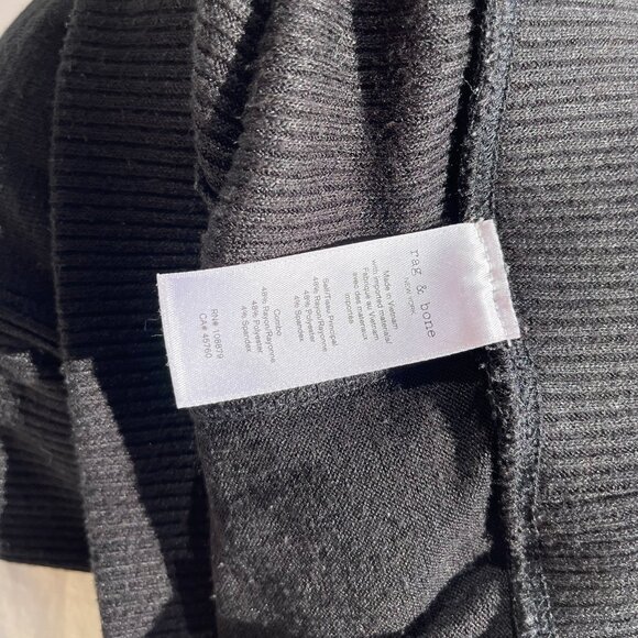 Rag & Bone Black City Lounge Pants - size L - Picture 9 of 12